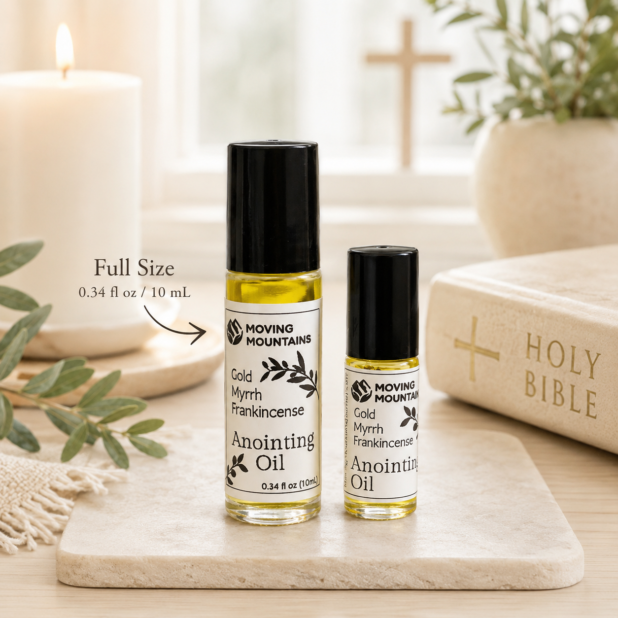 Moving Mountains Anointing Oil - Full Size Rollerball 0.34 fl oz / 10 mL