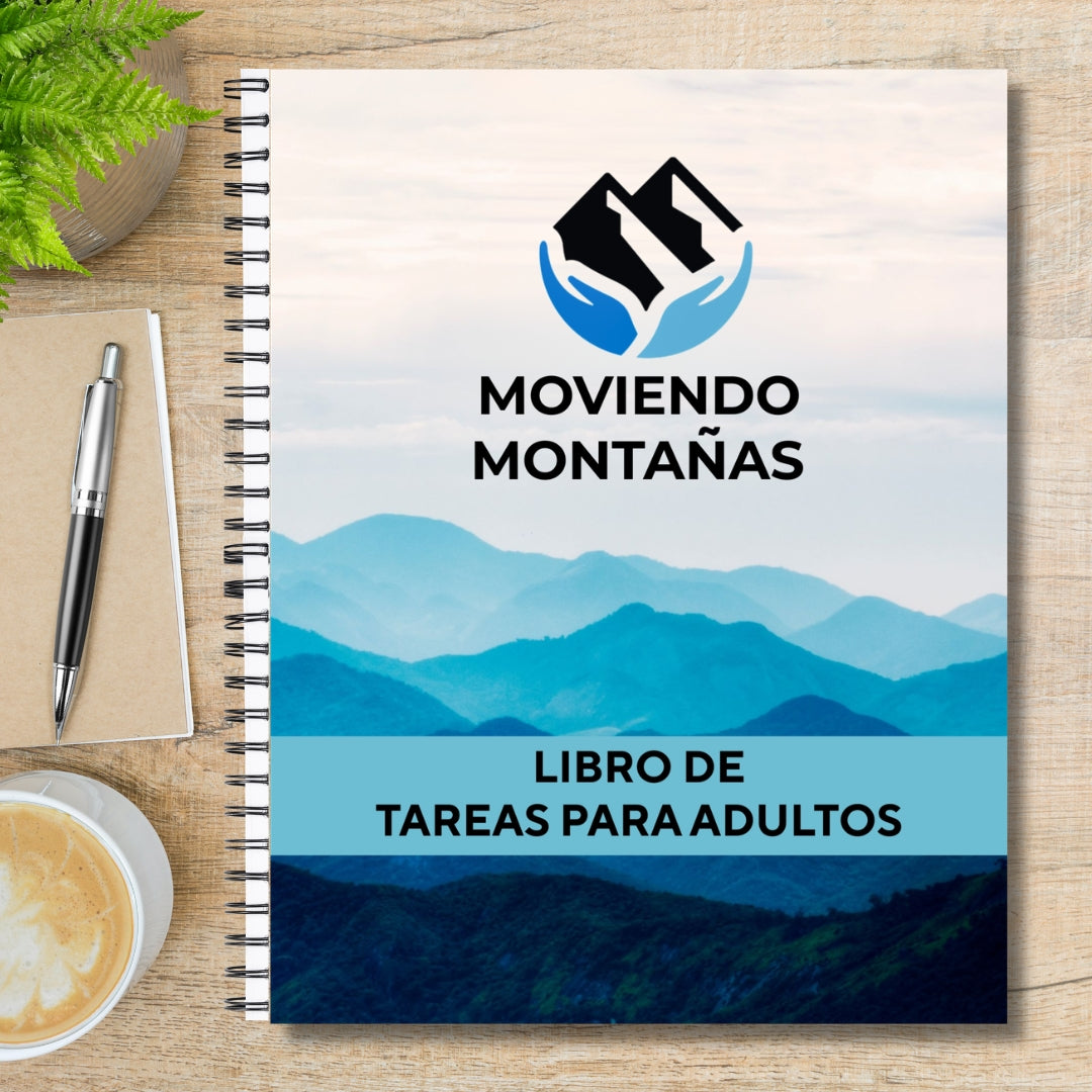 Moviendo Montañas – Libro de Tareas para Adultos (Copia Impresa)