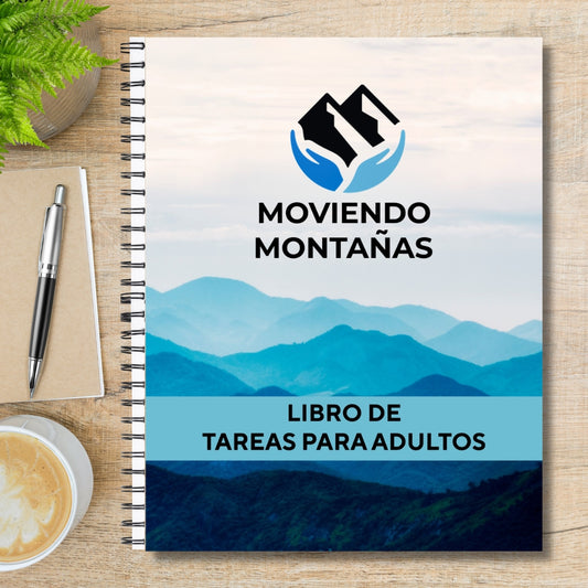 Moviendo Montañas – Libro de Tareas para Adultos (Copia Impresa)